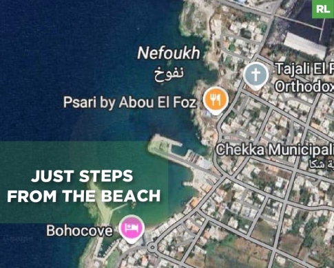Just Steps from the Beach ,Batroun -Chekka / شكا البترون REF#RL133612