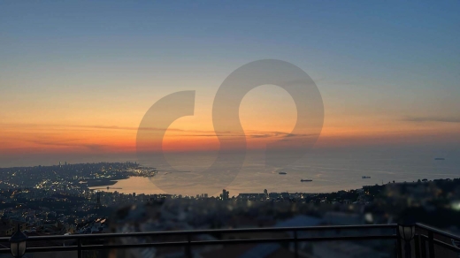 Unobstructed Sea-View Rooftop, terrace, Rabweh/الربوة REF#TA133599 — 10
