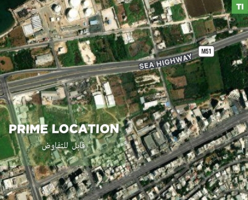 Prime location ,industrial land , Tripoli/ طرابلس REF#TI133568