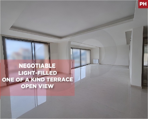 Spacious & Bright, open view, terrace, Mansourieh/منصورية REF#PH133431