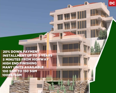 Only 20% down payment/ Under Construction/Zeitoun/زيتون ! REF#DC133421