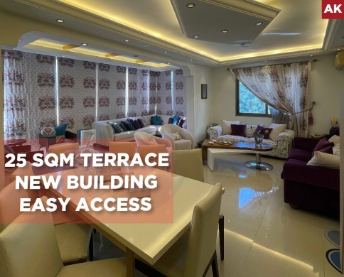terrace, 2 Parking Spaces, bchamoun el maderes/بشامون REF#AK133158