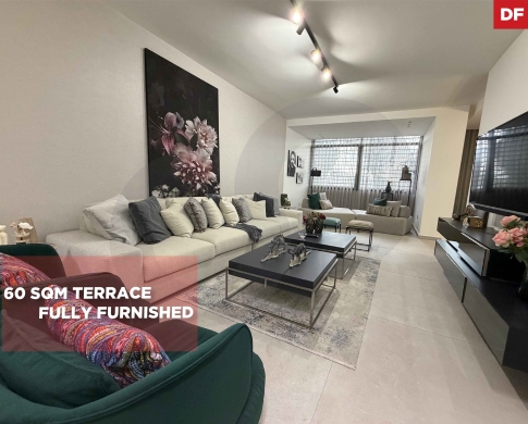 TERRACE 60 SQM/STORAGE ROOM/COVERED PARKING/Awkar/عوكر-REF#DF133096 !