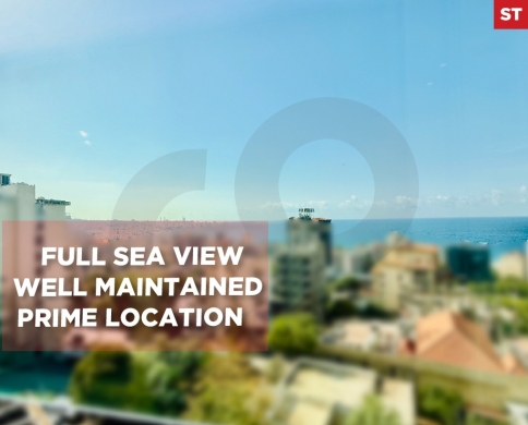 Full unobstructed Sea View, Haret Sakher/حارة صخر REF#ST132680