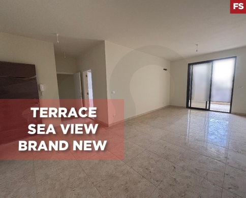 Terrace, Sea View, 3 Balconies, Zouk Mosbeh/زوق مصبح REF#FS132655