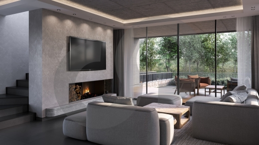 Faqra Club / Under Construction / Duplex with Garden ! REF#CE132561! — 9