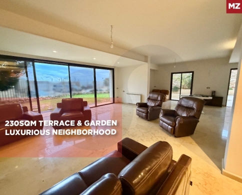 Terrace, 2 covered parking,garden,maids room,Bsalim/بصاليمREF#MZ132125