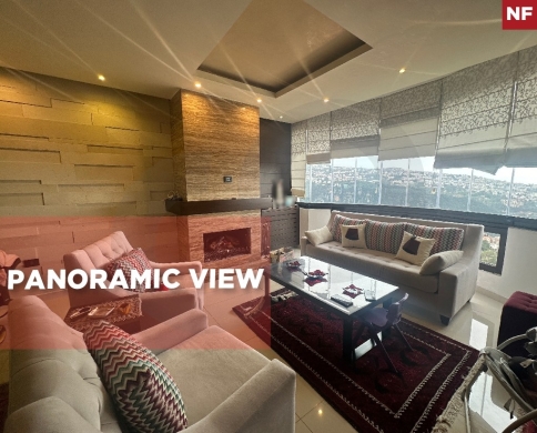 mountain and sea view, balcony, Jeita/جعيتا REF#NF01755
