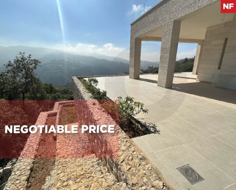VILLA WITH PANORAMIC MOUNTAIN VIEW IN AAJALTOUN/عجلتون REF#NF01462
