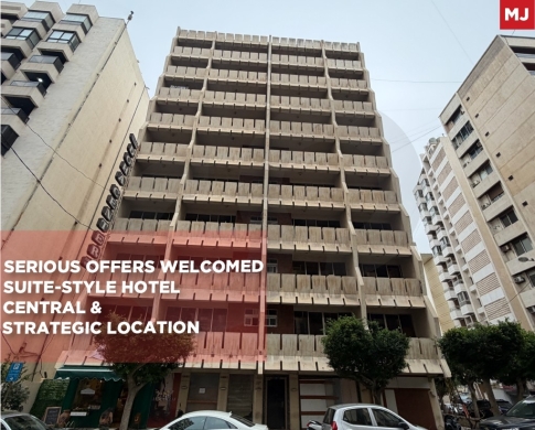 REF#MJ131701 Suite-Style Hotel Strategic Location Rawche/الروشة