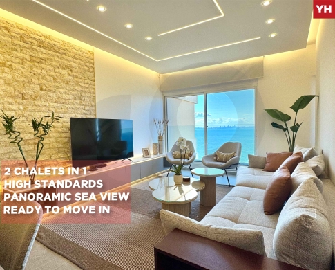CHALET- 24/7 security-Sea view/TABARJA/طبرجا ! REF#YH131601 !