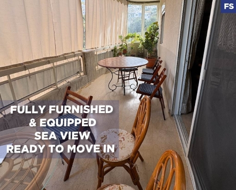 Fully Furnished Sea-View Apartment in Kfaryassine/كفرياسينREF#FS130075