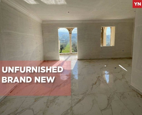 REF#YN131500 brand new, terrace ,heating kferzayna zgharta/ كفرزينا
