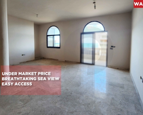 4 balconies - breathtaking Sea View IN KHALDEH. خلدة ! REF#WA131335 !