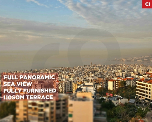4 Terraces - Full panoramic sea view IN ZOUK MOSBEH ! REF#CI131275 !