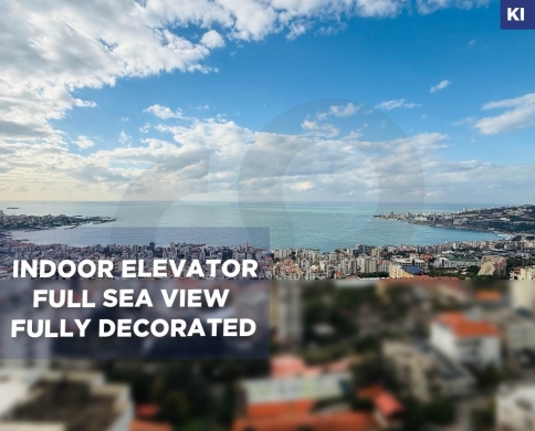 full panoramic sea and mountain view, keserwan, Sahel alma REF#KI131027