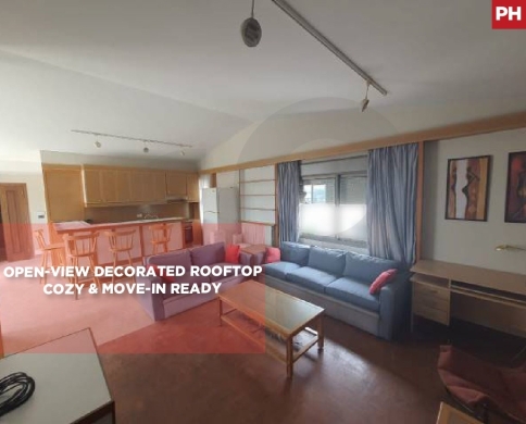 Decorated Cozy Rooftop with Open View in Mansourieh for Sale REF#PH130354