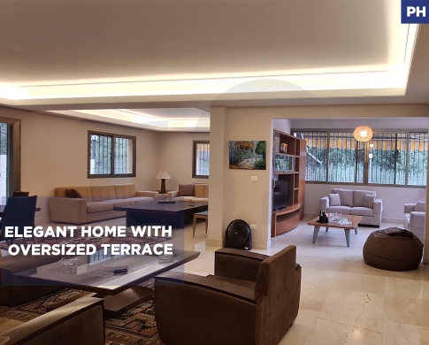 AIN SAADEH Elegant- Spacious/Huge Terrace /Calm Area ! REF#PH130009 !