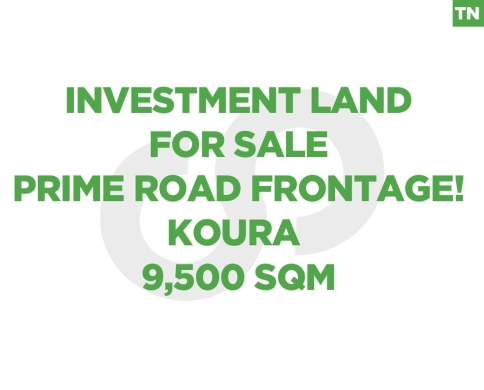 Massive Land for Sale in Koura – 9,500 SQM – Zoning 20/40 – Prime Location on Main Road – Exceptional Investment Opportunity REF#TN129431