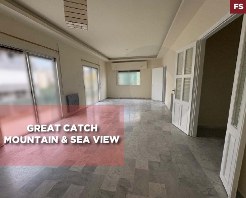 Great catch, Mountain & Sea view- Zouk Mosbeh REF#FS129307