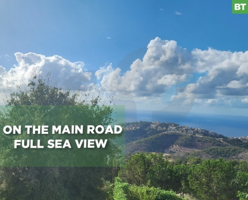 On The Main road, full sea view, keserwan, kfour/كفور REF#BT129268