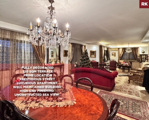 Fully Decorated, 120 SQM Terrace, Prime Location- Rabieh REF#RK129167