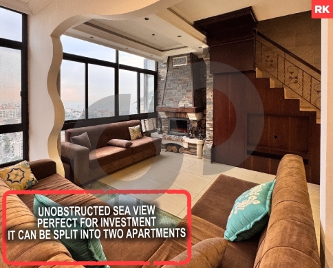 Unobstructed Sea View, duplex, metn, bsalim/بصاليم REF#RK128138