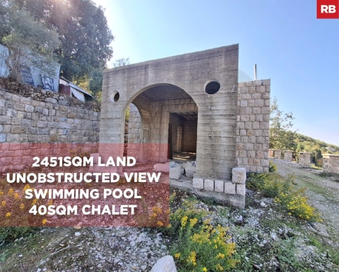 Unobstructed View - Swimming Pool in Aamchit/عمشيت REF#RB128102