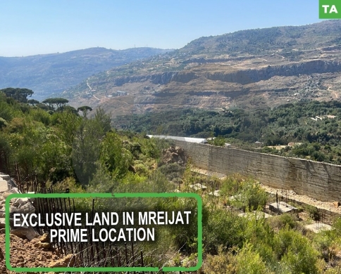 Exceptional Investment Opportunity – Exclusive Land in Mreijat – Prime Location REF#TA126523