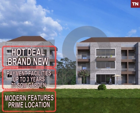 Kousba – Modern Apartment 160 SQM + 70 SQM Garden – Exclusive One per Floor – Smart Home System REF#TN125596