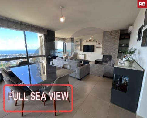 Full Sea View/Fully Furnished - Gharzouz -Jbeil REF#RB125338