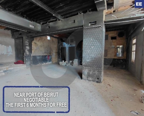 Commercial Space for Rent – Highway near Port of Beirut REF#EE125200