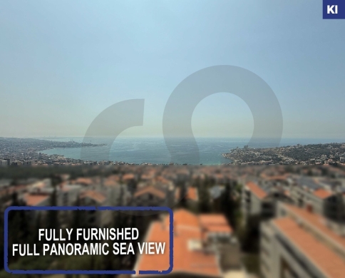 fully furnished- Panoramic sea view- kfarhbeb ghazir REF#KI122354
