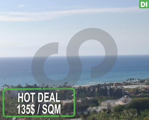 1700SQM Land for Sale in Rmeileh - Chouf /الرميلة - الشوف REF#DI121673