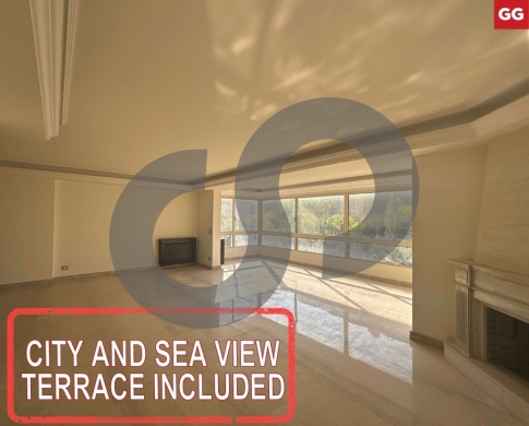 City and Sea View - Terrace Included -baabda REF#GG116512