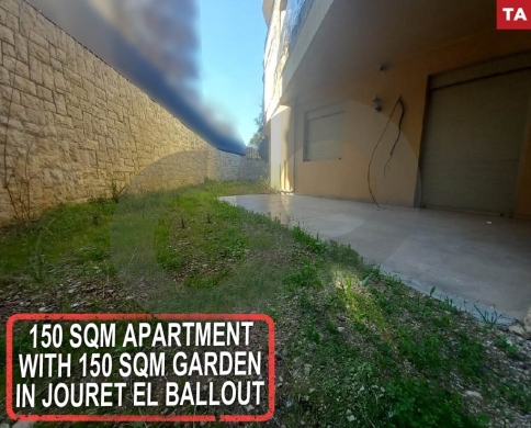 150 sqm Apartment-Jouret El Ballout-150 sqm Garden REF#TA117349