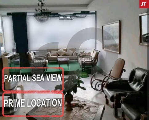 Partial sea view, prime location, beirut, rawche/الروشة