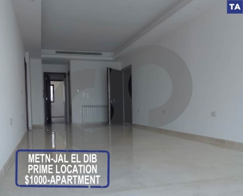 Metn-Jal el Dib-Prime Location-$1000-Apartment