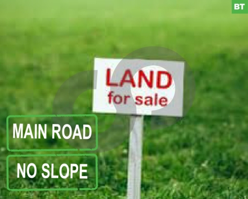 A Land in the main road in ghineh with no slope For sale