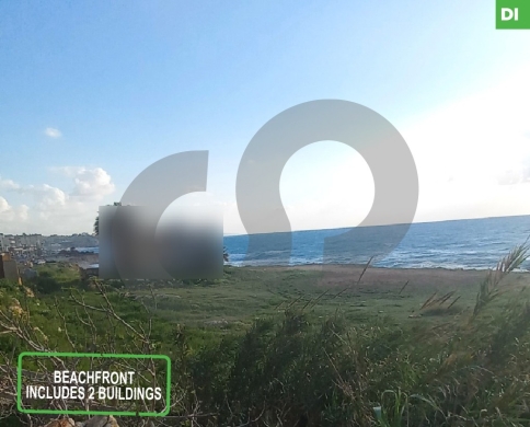 1256 SQM BEACHFRONT LAND in CHOUF-JADRA