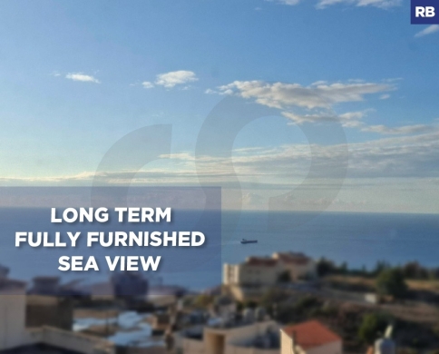 Fully Furnished/Sea View/Long Term/Jbeil/Blat-بلاط/REF#RB139928