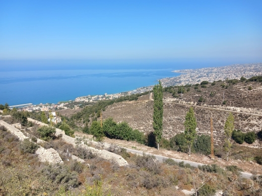 Beautiful Land with Amazing View For Sale in Halat, Jbeil