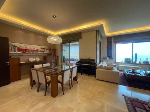 Semi-Furnished and Decorated Apartment For Sale in Bsalim