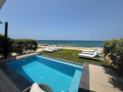 Fully Furnished Beachfront Chalet With Garden & Terrace For Sale in Anfe