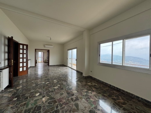 Apartment With Mountain View For Rent in Beit Meri