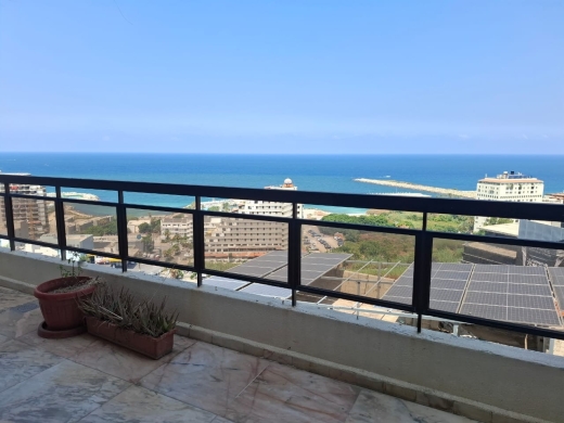 Spacious Apartment with Panoramic Sea View For Rent in Kaslik