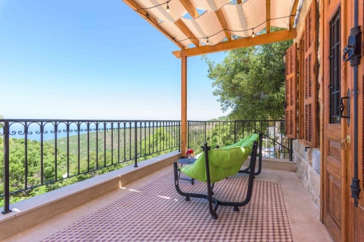 Furnished Studio With Sea & Mountain View For Sale In Smar Jbeil