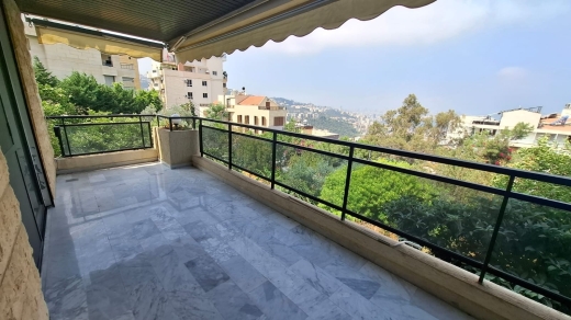 Unfurnished Apartment with Terrace & Mountain View For Rent in Rabweh — 2