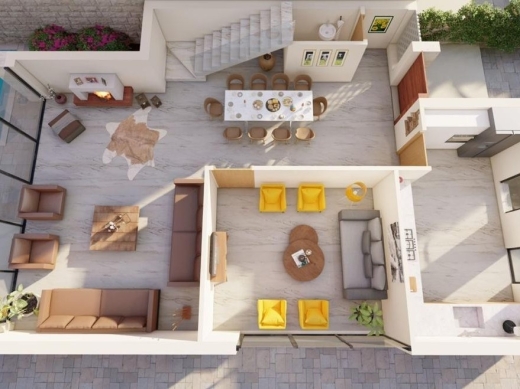 Triplex Villa Under Construction For Sale in Koura — 4