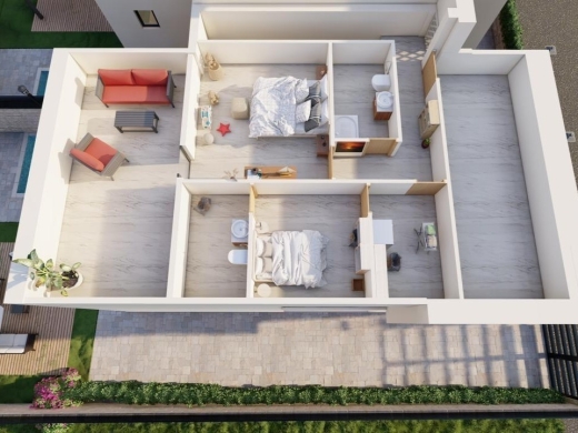 Triplex Villa Under Construction For Sale in Koura — 6